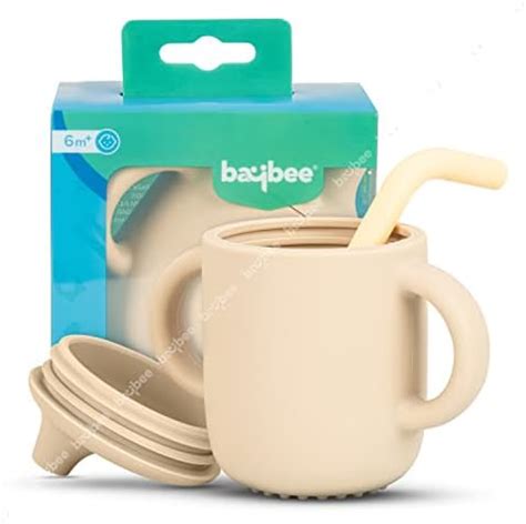 Amazon.com : BAYBEE Silicone Sippy Cup with。